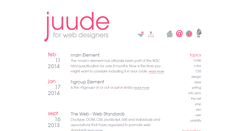 Desktop Screenshot of juude.info